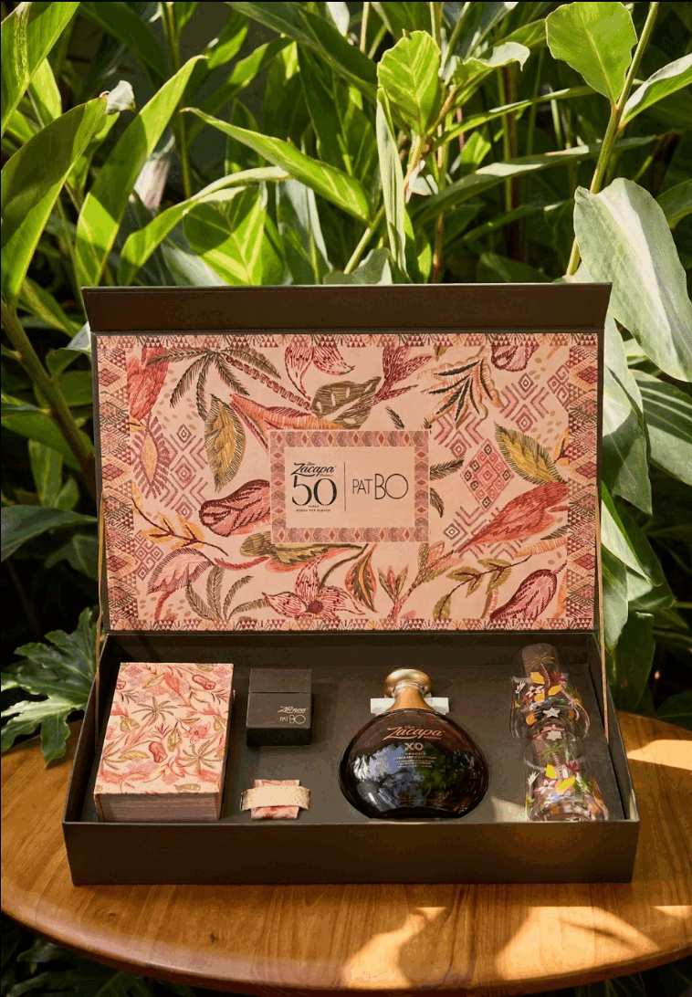 Zacapa x PatBO anniversary collaboration gifting kit
