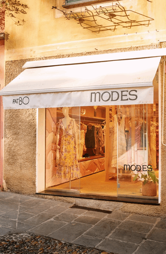 PatBO pieces in the MODES window, Portofino