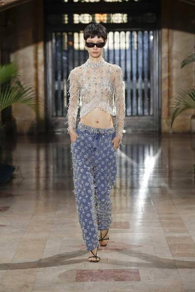 Embellished PatBO runway look