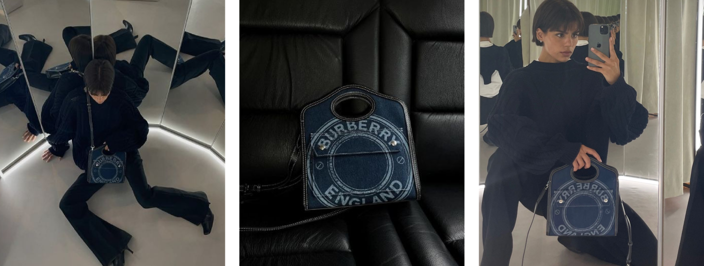 Burberry product photography from the launch